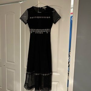 Maje Midi Rome Lace Dress